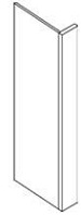 Refrigerator Panel 24Wx84Hx3 Walnut Merlot