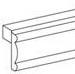 Trad LT Rail 1-3/8Wx2-1/4Hx96L Walnut Merlot