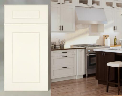 Antique Shaker Our Most Popular Antique White Cabinet Style.