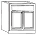 Base 24 Wide Onyx Accent Cabinets