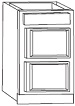 Dwr Base 12 Wide Glazed Mocha Cream