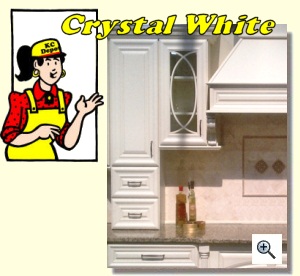 Crystal White Cabinets