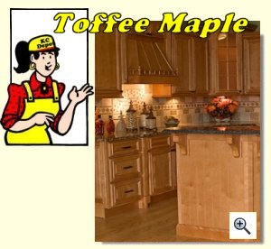 Toffee Maple Cabinets