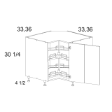 Rev-A-Shelf 36" Lazy Susan Kit Insert