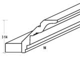 CCM8 - Cinnamon Spice - Classic Crown Molding - 3-1/4"H x 96"L
