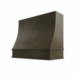 Image: CHA-1V3036 - Soft Ember - Essex Sloped Wood Range Hood with Classic Apron Moulding 30"W x 36"H