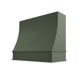 Image: CHA-1V3036 - Ivy Shaker - Essex Sloped Wood Range Hood with Classic Apron Moulding 30"W x 36"H