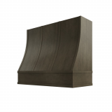 Image: CHA-2V3036 - Soft Ember - Essex Sloped Strapped Wood Range Hood with Flat Apron Moulding 30"W x 36"H