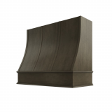Image: CHA-3V3036 - Soft Ember - Essex Sloped Strapped Wood Range Hood with Classic Apron Moulding 30"W x 3