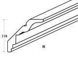 CM8 - Sicilian Slate - Crown Molding 3 1/4"H x 96"L