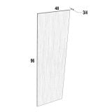 FP4896 - Espresso Shaker - Panel 48" X 96" X 3/4" Four Edge Finished