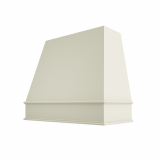 Image: RAL-1V3036 - Soft Linen - Bristol Tapered Wood Range Hood with Classic Apron Moulding 30"W x 36"H