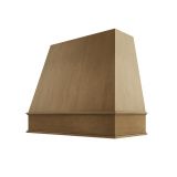 Image: RAL-1V3036 - Soft Taupe - Bristol Tapered Wood Range Hood with Classic Apron Moulding 30"W x 36