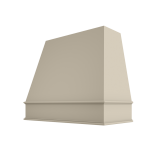 Image: RAL-1V3036 - Timeless Cashmere - Bristol Tapered Wood Range Hood with Classic Apron Moulding 30"W x
