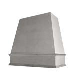Image: RAL-1V3036 - Timeless Mist - Bristol Tapered Wood Range Hood with Classic Apron Moulding 30"W x 36"H