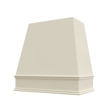 Image: RAL-1V3036 - Antique Shaker - Bristol Tapered Wood Range Hood with Classic Apron Moulding 30"W x 36"