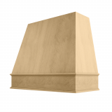 Image: RAL-1V3036 - Honey Shaker - Bristol Tapered Wood Range Hood with Classic Apron Moulding 30"W x 36"H