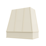 Image: RAL-2V3036 - Heirloom Antique - Bristol Tapered Strapped Wood Range Hood with Flat Apron Moulding 30
