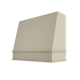 Image: WIL-1V3036 - Timeless Cashmere - Concord Angled Wood Range Hood  with Classic Apron Moulding 30"W x