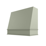 Image: WIL-1V3036 - Timeless Sage - Concord Angled Wood Range Hood with Classic Apron Moulding 30"W x 36"H