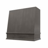 Image: WIL-1V3036 - Platinum Shaker - Concord Angled Wood Range Hood  with Classic Apron Moulding 30"W x 36