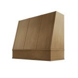 Image: WIL-2V3036 - Soft Taupe - Concord Angled Strapped Wood Range Hood with Flat Apron Moulding 30"W