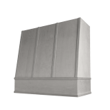 Image: WIL-2V3036 - Timeless Mist - Concord Angled Strapped Wood Range Hood with Flat Apron Moulding 30"W x