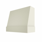 Image: WIL-4V3036 - Soft Linen - Concord Angled Wood Range Hood with Matching Apron - 30"W x 36"H