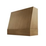 Image: WIL-4V3036 - Soft Taupe - Concord Angled Wood Range Hood with Matching Apron - 30"W x 36"H