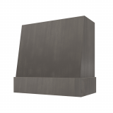 Image: WIL-4V3036 - Platinum Shaker - Concord Angled Wood Range Hood with Matching Apron - 30"W x 36"H