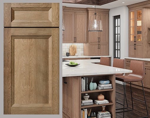 Warm Toffee Warm and Inviting Flat Panel Styling