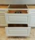 B36 - Alabaster Cream - Base Cabinet - 36"W x 34-1/2"H x 24"D -2D-2DR-1S