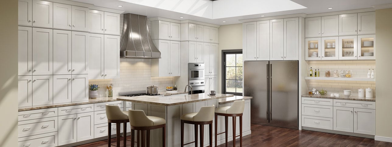 Blanco Modern Kitchen Cabinets