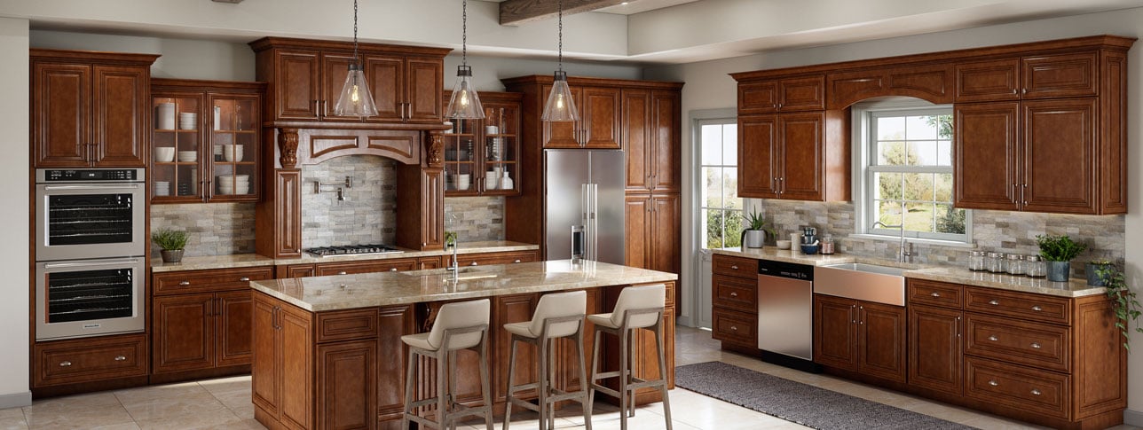 Brown Cabinets