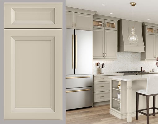 Cashmere Ridge Soft warm cashmere beige finish with designer-inspired appeal