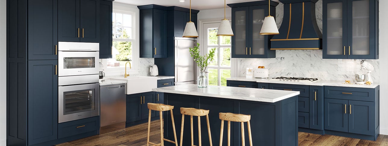 Caspian Shaker Kitchen Cabinets