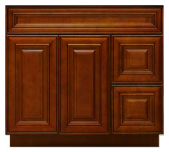 Chocolate Merlot Bath Vanity Cabinets