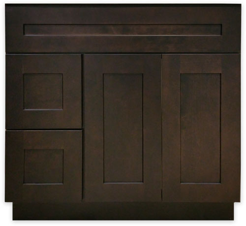 Espresso Shaker Bath Vanities