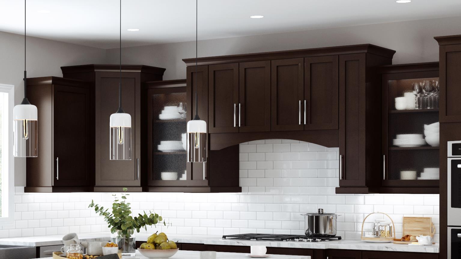 Espresso Shaker Kitchen Cabinets