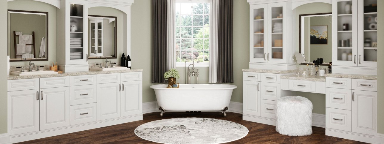 Raised Panel Bathroom Vanities