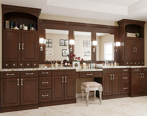 Raised Panel Bathroom Vanities