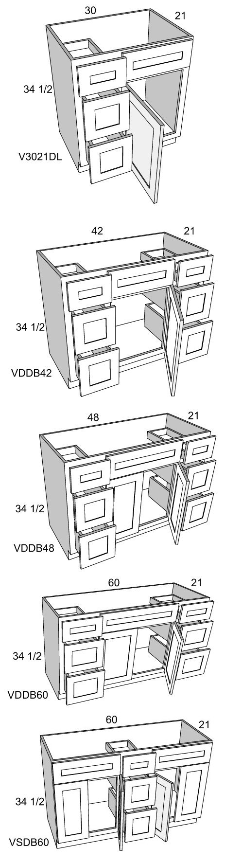 Heirloom Combo Vanity