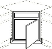 Corner Sink Front