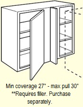 Honey Oak Blind Corner Wall Honey Oak Blind Corner Wall