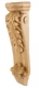 CORK30 - Alabaster Cream - Corbel - 8-1/2"W x 30"H x 4-3/4"D