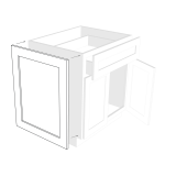 Base Decor Panel 24Wx30H Espresso Shaker