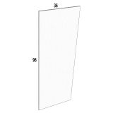 BP3696 - Chocolate Merlot - 1/4" Skin Panel - 36"W x 96"H x 1/4"D