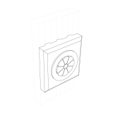 Rosette 3Wx3H Espresso Shaker