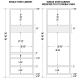 Oven Cabinet 31.5Wx84Hx24D Blanco Modern