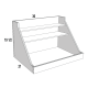 Pot and Pan Rollout for 30 Wide Base Verona White